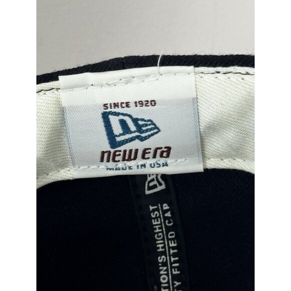 Vintage 90s Y2K New Yankees NY Navy 59/50 - 7 1/4 1998 World Series Baseball Cap - Picture 9 of 15
